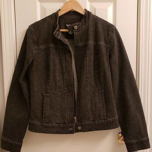 Style & Co. Women's Black Denim Jacket